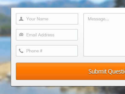 Submit button fields form orange ui