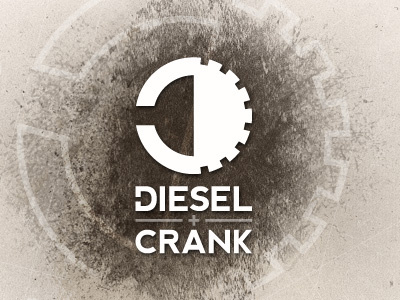 D+C Logo crank diesel grunge logo