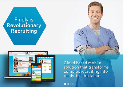 Website for a recruiting company design web