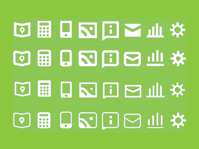 Font family of icons