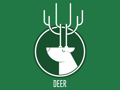 Deer Logo Concept design logo vector