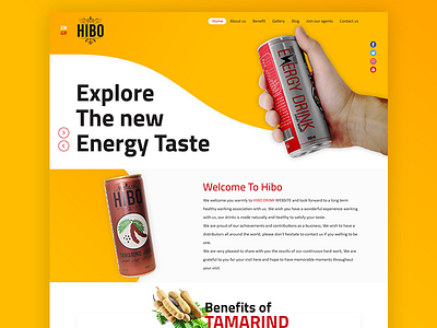 Hibo Drink Website