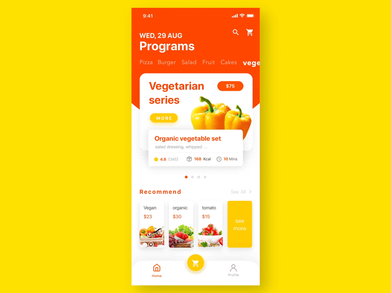 Dynamic design of Fast food order-03