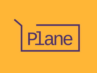 Plane - the social icebreaker brand logo type ui.mobile