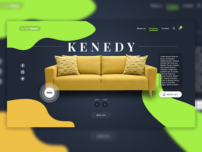 kenedy furniture design photoshop ui ux ux design uxdesign webdesign website website design xd design