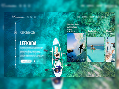 travelAnywhere travel agency design photoshop ui ui ux ui design uidesign uiux ux ux design uxdesign webdesign website website design xd design