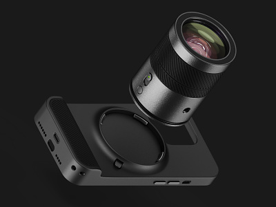 Case attachment for a camera concept