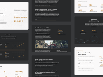 Website for an independent financial consultant consultant dark design figma finance flat minimal money ui uidesign webdesign