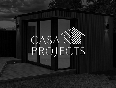 Case Projects brand identity brand brand design brand identity branding building casa garden room house logo logo design