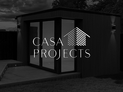 Case Projects brand identity brand brand design brand identity branding building casa garden room house logo logo design