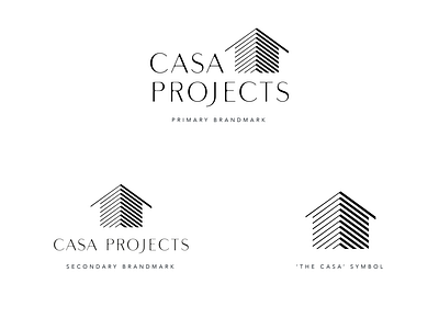 Casa Projects brand identity brand brand identity branding branding design building casa garden room house logo logodesign