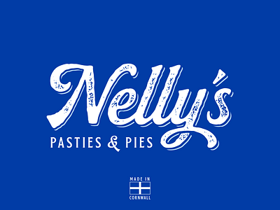 Nelly's Deli/Bakery Logo baker bakery branding cornwall deli delicatessen handwritten ident identity logo script typography