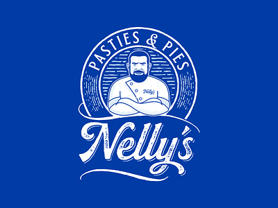 Nelly's Deli/Bakery Logo bakery branding cornwall deli delicatessen illustration logo