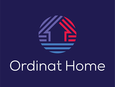 Ordinat Home logo design brand identity branding home logo logo design logo designer