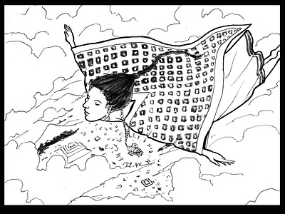 Flying poncho