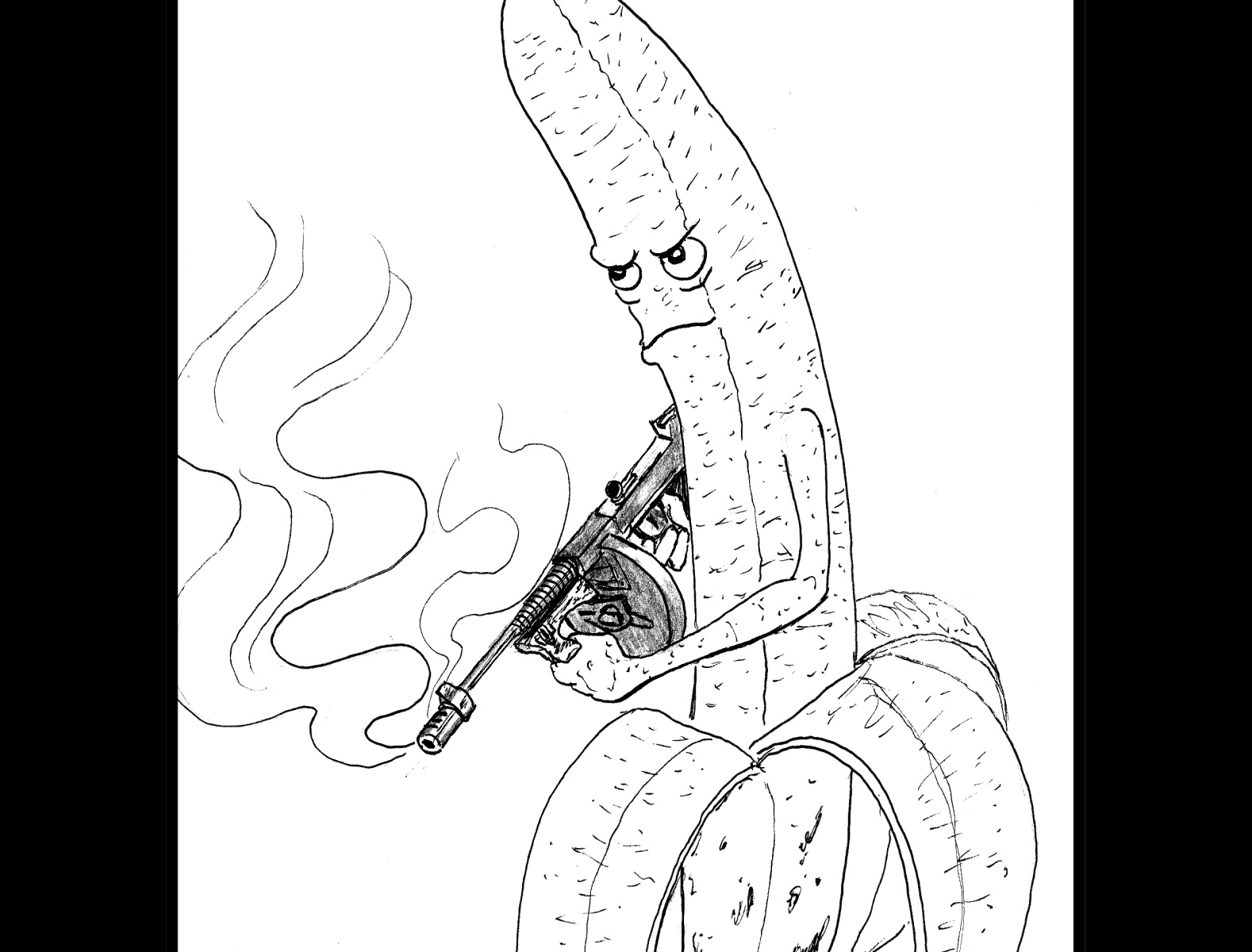 Gangster banana by Magoro Graphics Mario A. Gonzalez Robert on Dribbble