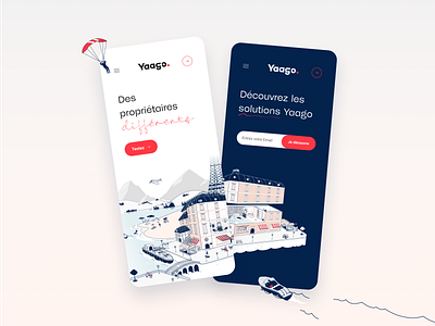 Yaago responsive brand brand identity branddesign branddesigner illustration illustrator me responsive design ui ui design webdesign
