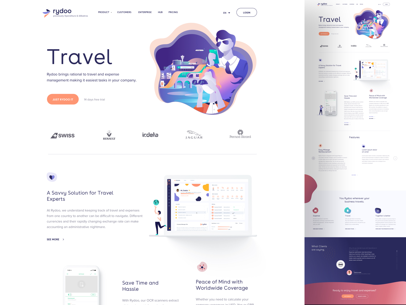 Rydoo Travel by Lou Bontemps for Bruno. on Dribbble