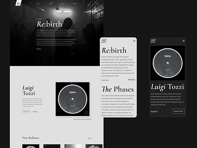 Technopedia concept design typography ui ux website