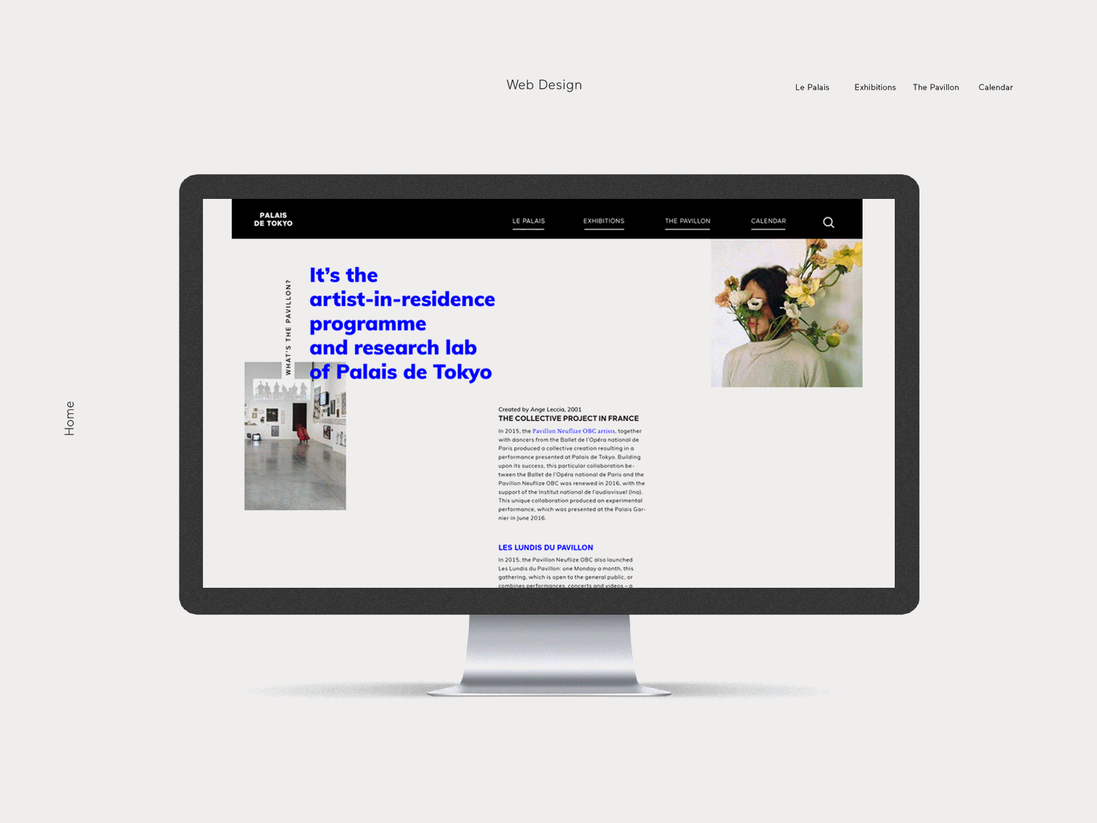 Palais de Tokyo | Web Design @2x @daily ui @design @grid @system @typography @webdesign typography ux vector
