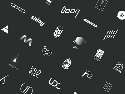 🖤 Logofolio 01 branding design icon illustration logo logofolio monochrome typography vector