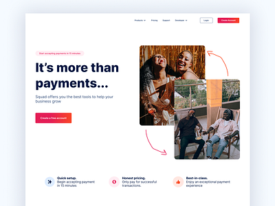 Payment Landing Page ui user interface
