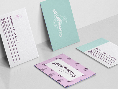 Aguaymanto branding. branding business cards design. identity logo