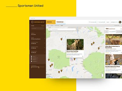 Sportman United - Website branding design figma product design uidesign ux uxdesign web