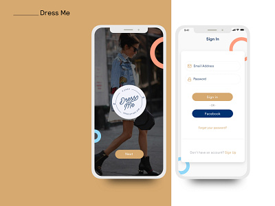Dress Me - Mobile App app design figma logo product design ui uidesign ux uxdesign