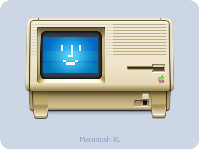 Macintosh XL apple computer icon mac macintosh