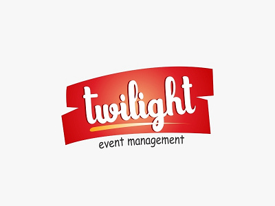 Twilight Event Management Logo event logo twilight typography