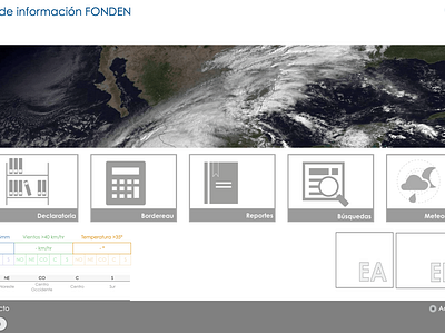 Sistema Fonden canvas datatable front end development svg web