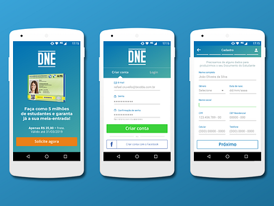 Mockup - Documento do Estudante - Mobile dne first mobile mockup redesign