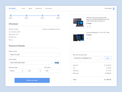 Credit Card Checkout checkout daily ui desktop mockup product design ui ui ux