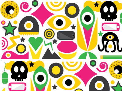 Pattern colors design flat graphic icon pattern symbol web design