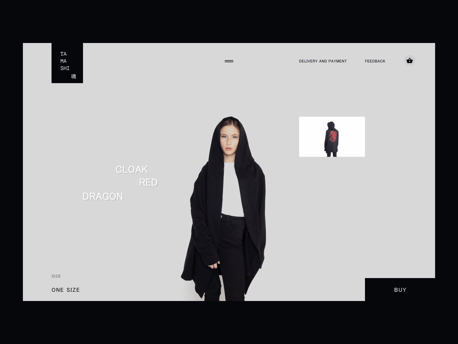 TAMASHI clothes concept fashion minimalism moda online shop online store store ui ux web design