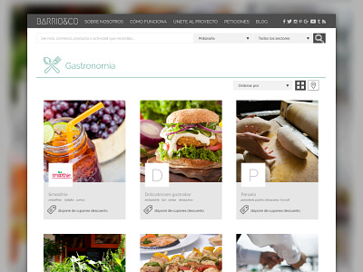 Marketplace design disei made with invision ui ux