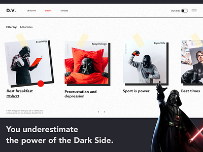 Darth Vader personal blog