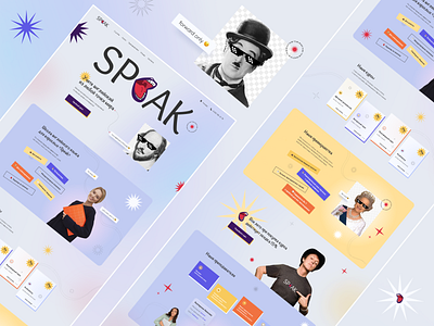 Speak - English school (concept)