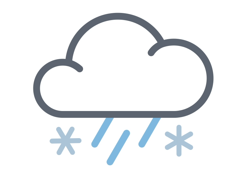 snowy weather icons