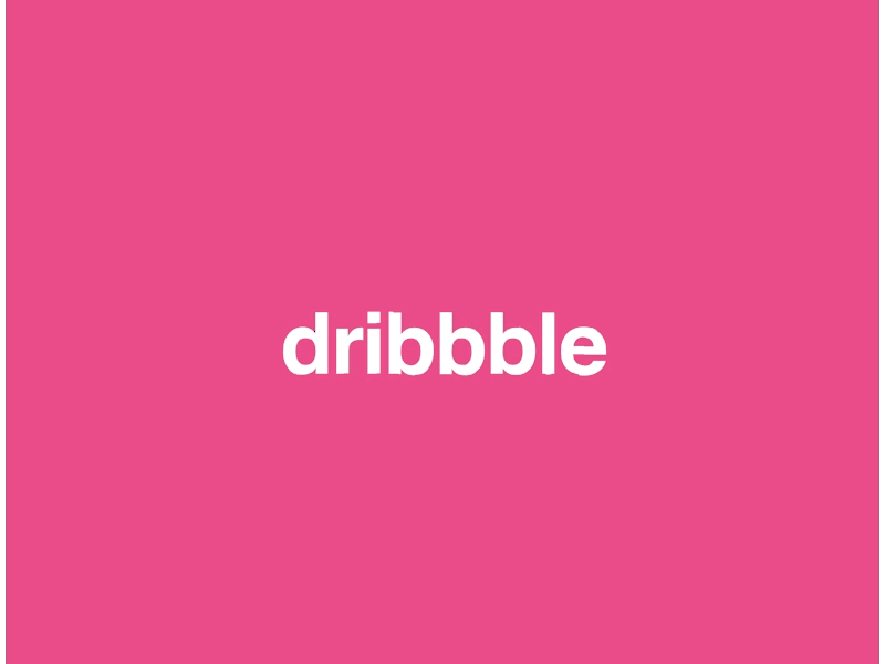 Dribbble Hello. after effects glitch