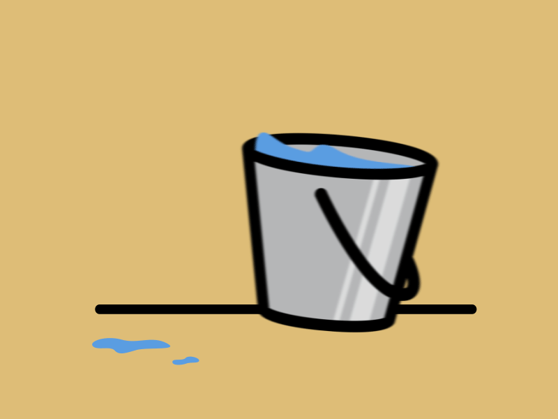 Bucket Movement after effects animate animation branding design graphic design icon illustration logo logo animation