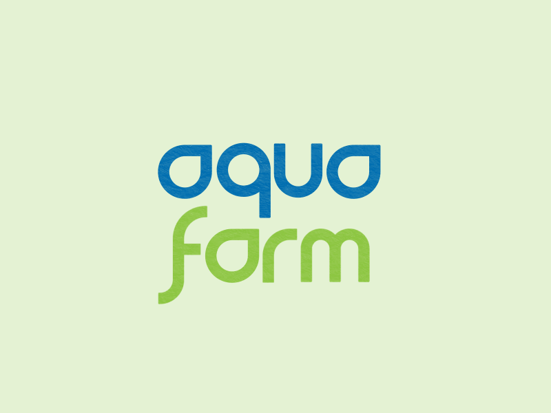 Agua Farm Logo Animation 2danimation 5daymograph animated animated gif animated loop animation challenge creative logo logo animation logotype loop animation mograph motion motiongraphics typographic logo