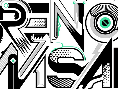Reno Msad Landing Page graphic design type vector
