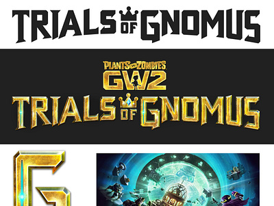 Logo Design - Trails of Gnomus branding design game illustration illustrator logo photoshop vector