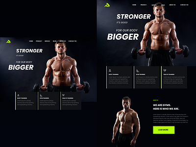 Fitness Landing Web Page