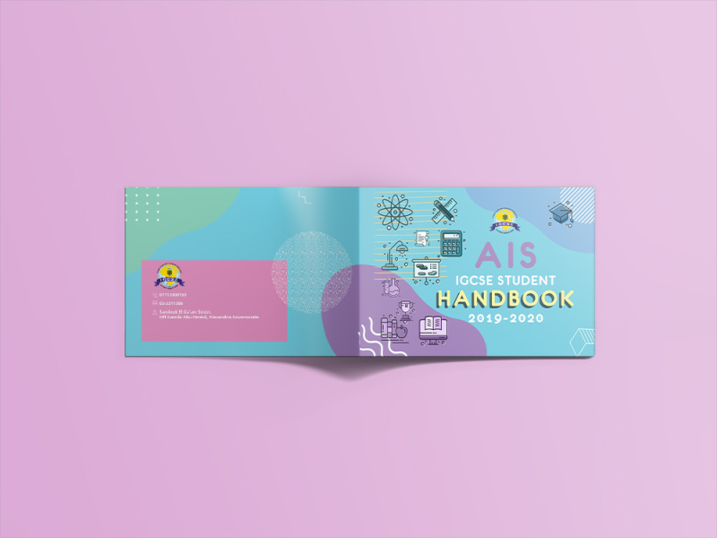 Student Handbook Design كتيب لطلاب مدرسة by Ahmed Alaa Fahmy on Dribbble