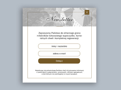 Boutique Hotel Guest Form Design boutique design form guest hotel newsletter pop up visitor website www