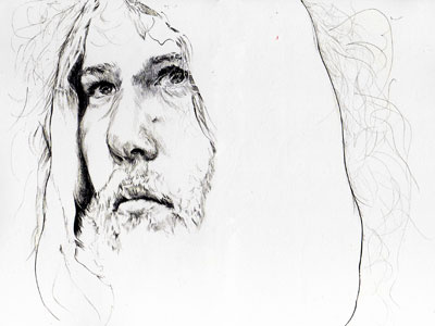 base drawing for a portrait drawing fleet foxes illustration portrait robin pecknold