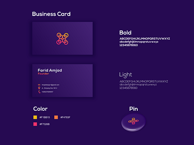 business card brand creative design graphic graphic design identity illustration illustrator logo technology